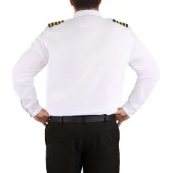 Plus Size Airline Pilot Costume Shirt For Adults -Egyptian Gifts Shop adult plus size airline pilot costume shirt alt 1