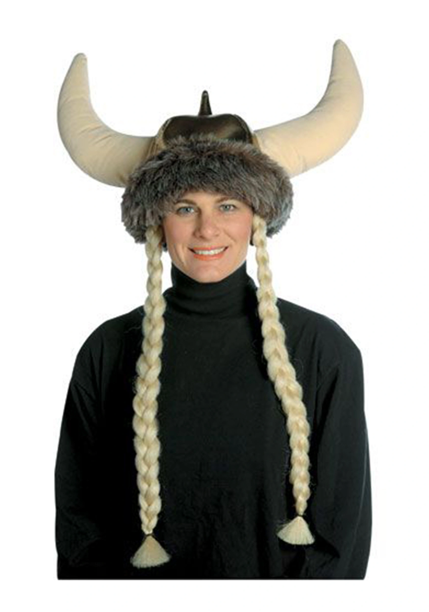 Space Viking Hat With Braids For Adults 3 Space Viking Hat With Braids For Adults