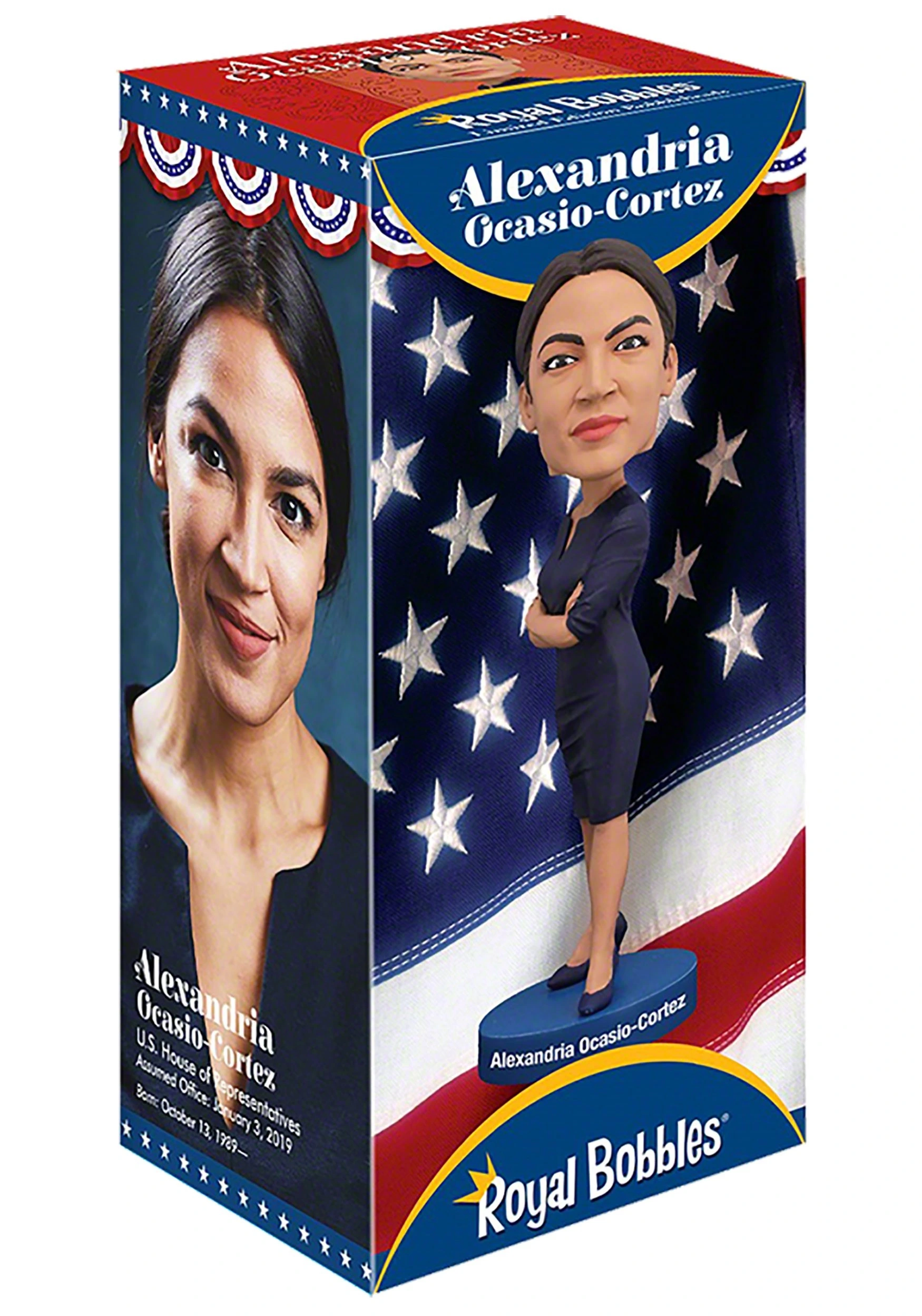 Alexandria Ocasio Cortez Bobble Head Collectible 4 Alexandria Ocasio Cortez Bobble Head Collectible - Image 2