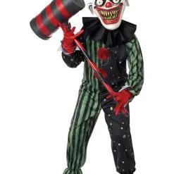 Crazy Eyed Clown Child Costume For Boys