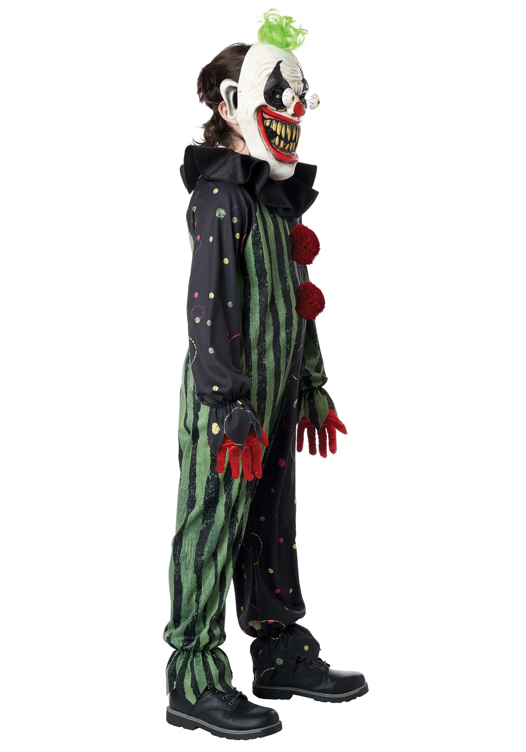 Crazy Eyed Clown Child Costume For Boys 5 Crazy Eyed Clown Child Costume For Boys - Image 3