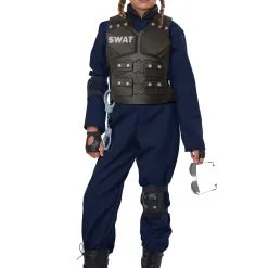 Junior SWAT Costume For Children 5 Junior SWAT Costume For Children -Egyptian Gifts Shop child junior swat costume alt 1