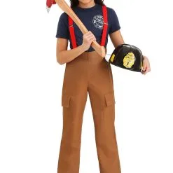 Girl's Fire Fighters Captain Costume -Egyptian Gifts Shop fire fighters captain girls costume alt 2