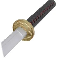 Black Handle Foam Katana 5 Black Handle Foam Katana -Egyptian Gifts Shop foam black handle katana alt 1
