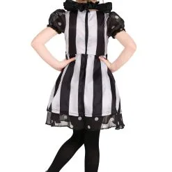 Dark Circus Clown Girl's Costume -Egyptian Gifts Shop girls dark circus clown costume 2