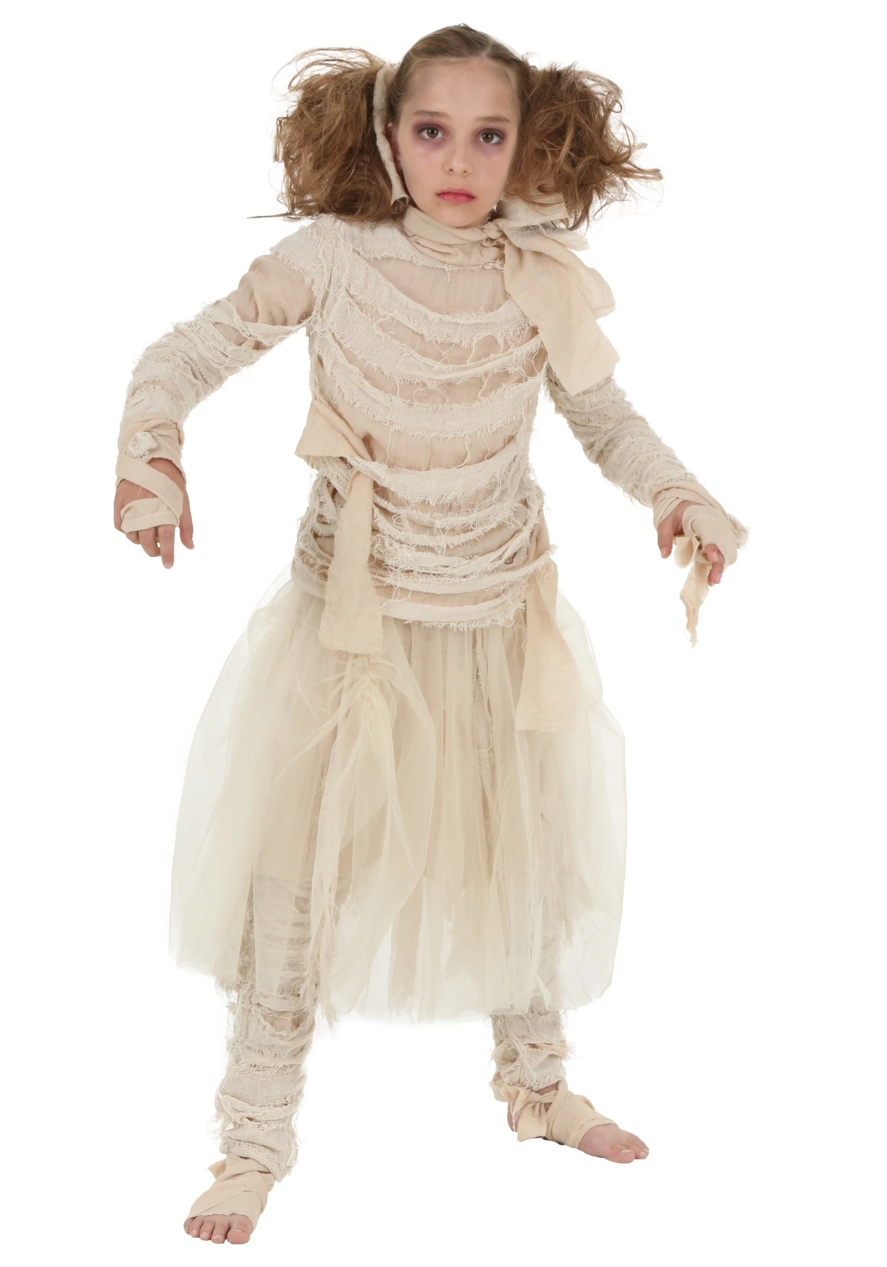 Egyptian Mummy Costume For Girls 6 Egyptian Mummy Costume For Girls - Image 4