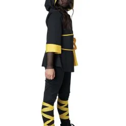 Lightning Ninja Costume For Girls -Egyptian Gifts Shop girls lightning ninja costume alt 2