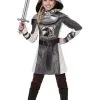Medieval Knight Costume For Girls -Egyptian Gifts Shop girls medieval knight costume