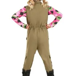 Pink Camo Army Costume For Girl's -Egyptian Gifts Shop girls pink camo army costume alt 1
