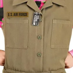 Pink Camo Army Costume For Girl's -Egyptian Gifts Shop girls pink camo army costume alt 4