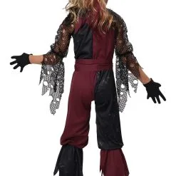 Psycho Jester Costume For Girls 7 Psycho Jester Costume For Girls -Egyptian Gifts Shop girls psycho jester costume alt 2