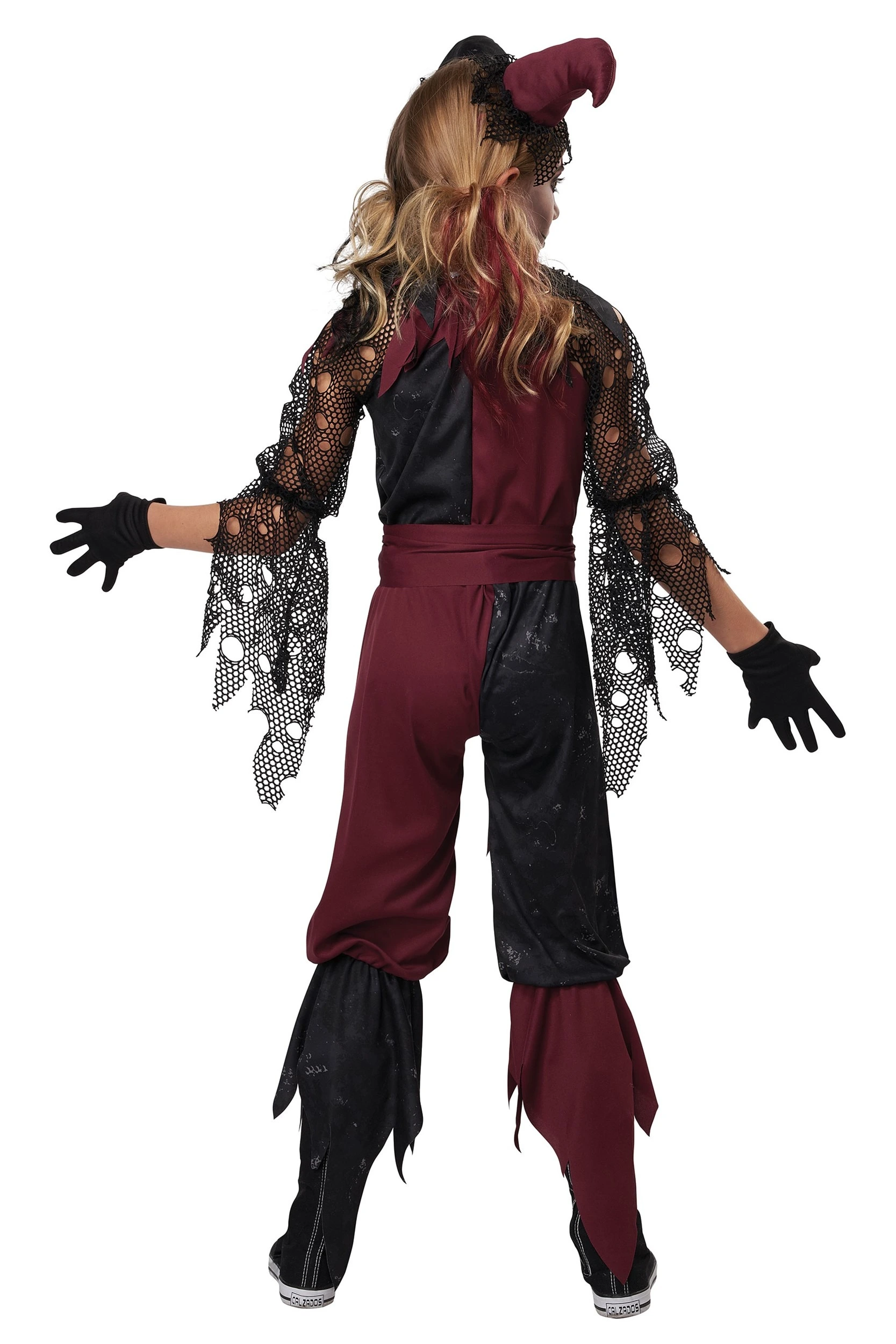 Psycho Jester Costume For Girls 5 Psycho Jester Costume For Girls - Image 3