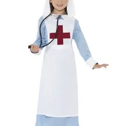 WWI Nurse Costume For Girls