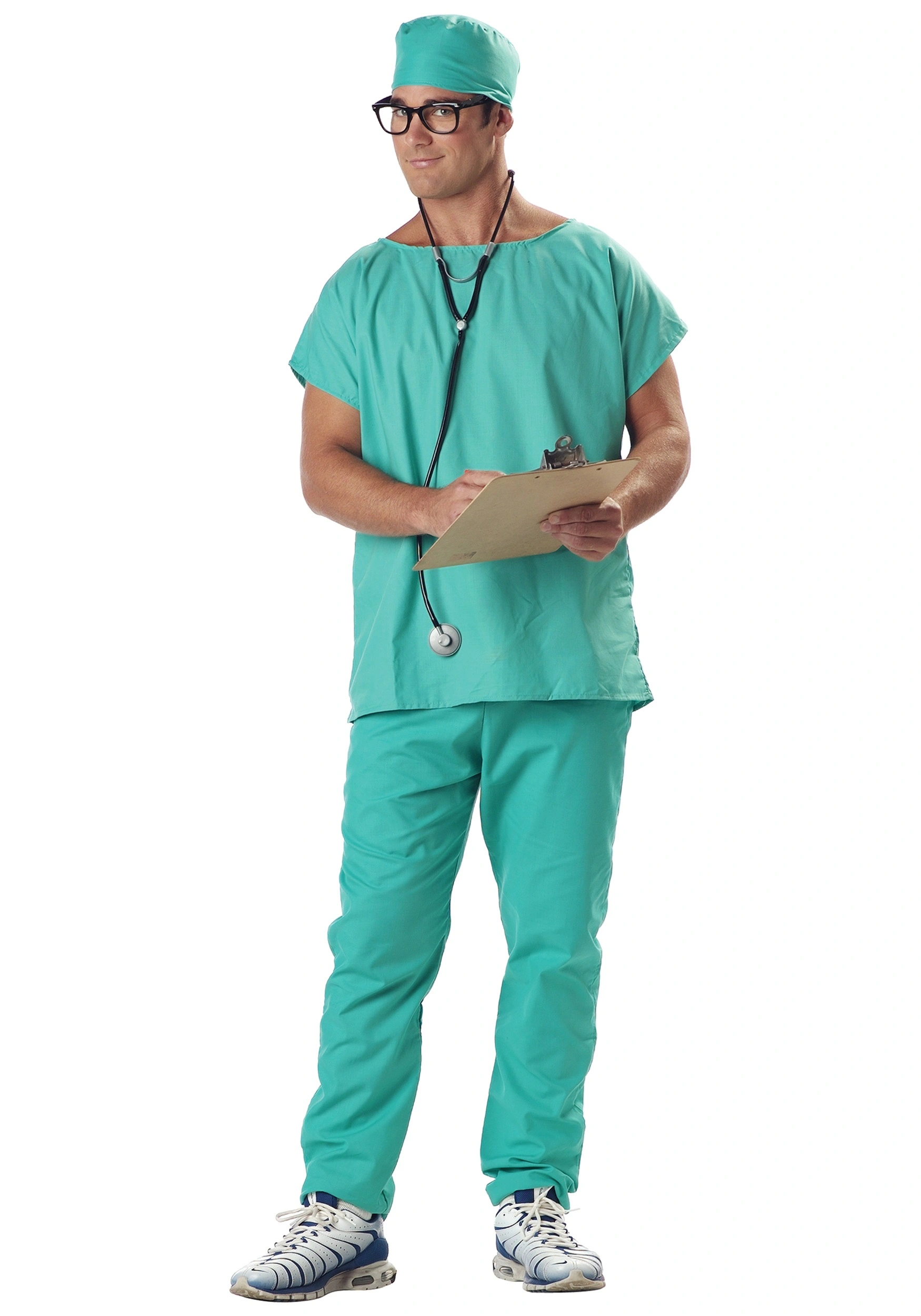 Surgical Green Scrubs Costume 3 Surgical Green Scrubs Costume