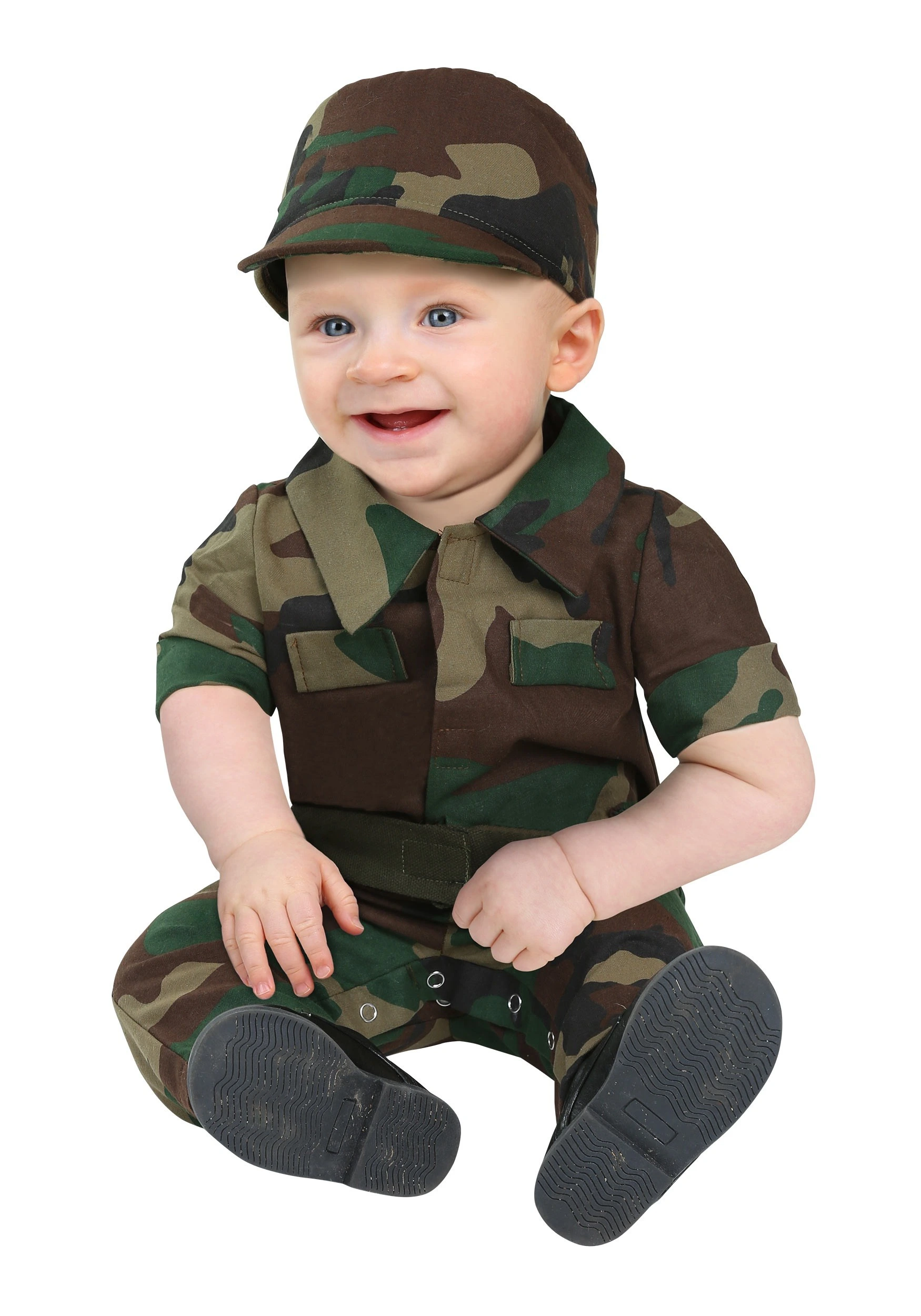 Infant Infantry Soldier Costume For Infants 3 Infant Infantry Soldier Costume For Infants