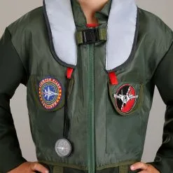 Daring Fighter Pilot Kid's Costume -Egyptian Gifts Shop kids daring fighter pilot costume alt 1