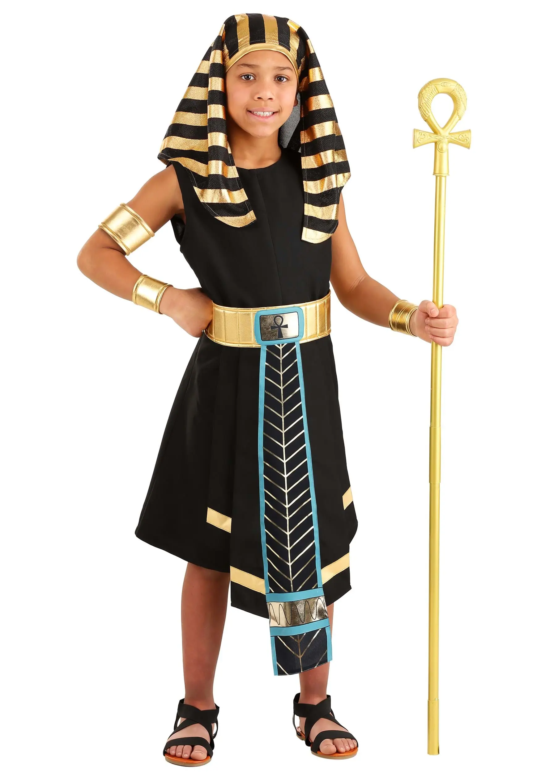 Dark Pharaoh Costume For Kids 3 Dark Pharaoh Costume For Kids