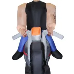Hells Biker Inflatable Costume For Kids -Egyptian Gifts Shop kids hells biker inflatable costume alt 2