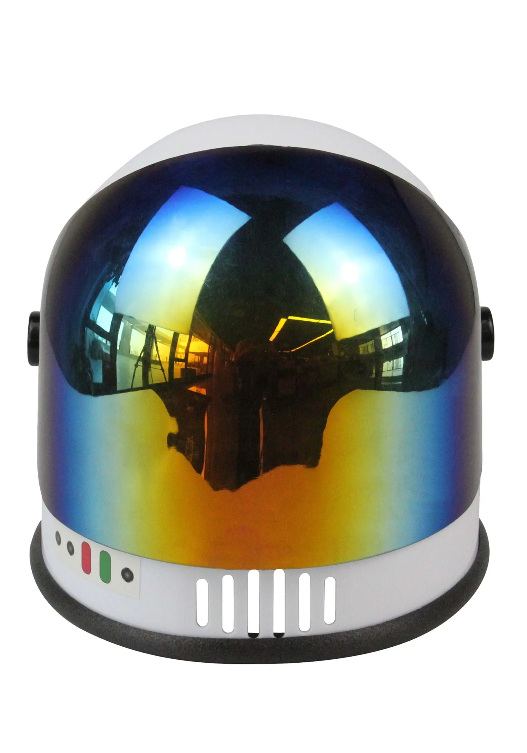 White Multicolor Visor Astronaut Helmet For Kids 3 White Multicolor Visor Astronaut Helmet For Kids