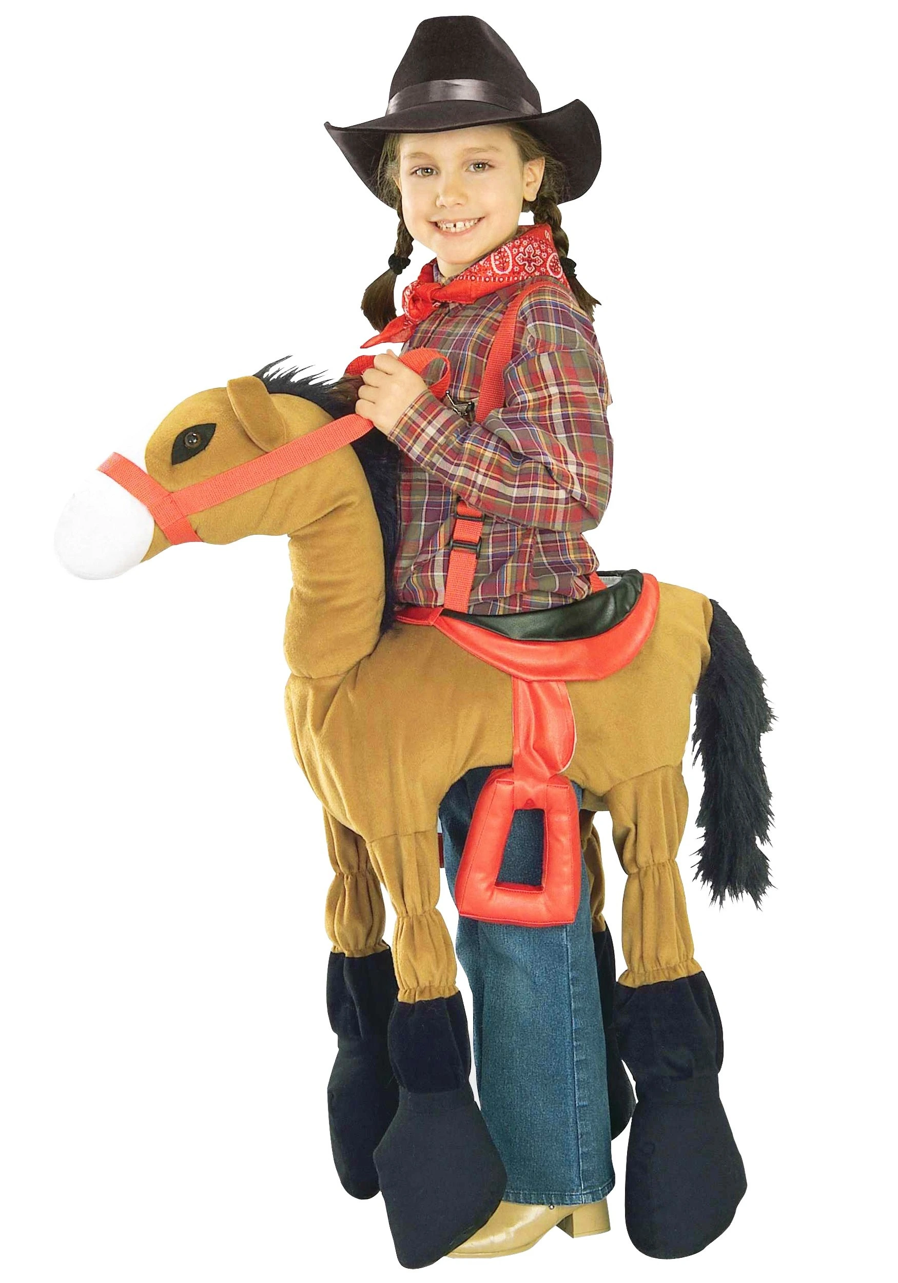 Wild West Brown Horse Costume For Kids 3 Wild West Brown Horse Costume For Kids