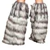 Fur Leg Warmers With Beads Accessories