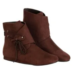 Brown Renaissance Boots For Men 7 Brown Renaissance Boots For Men -Egyptian Gifts Shop mens brown renaissance boots alt 2