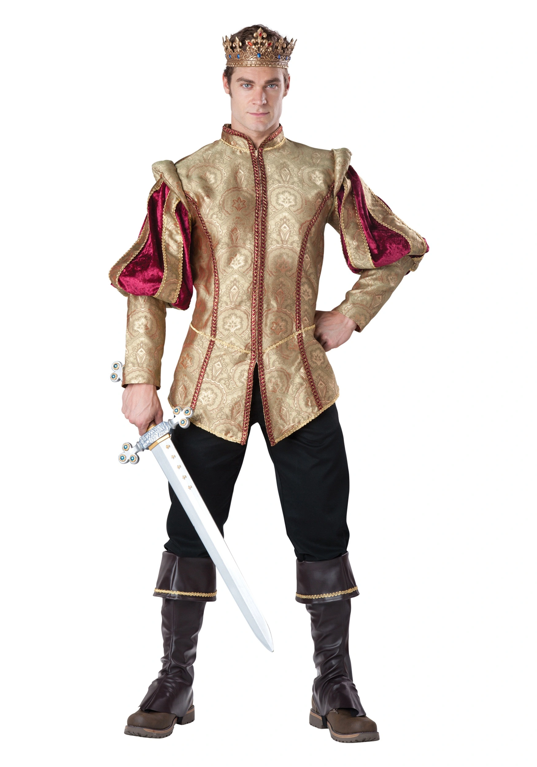 Elite Renaissance Men's Prince Costume 3 Elite Renaissance Men's Prince Costume