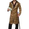 Funky Leopard Pimp Men's Costume -Egyptian Gifts Shop mens funky leopard pimp costume