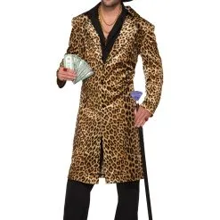 Funky Leopard Pimp Men's Costume