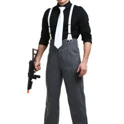 Plus Size Mafia Underboss Costume For Men
