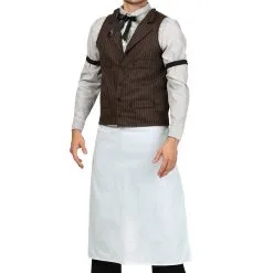 Plus Size Old West Bartender Costume For Men