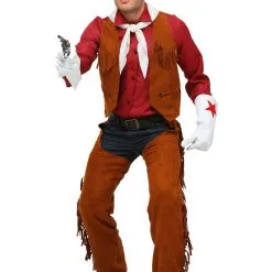 Plus Size Rodeo Cowboy Costume For Men
