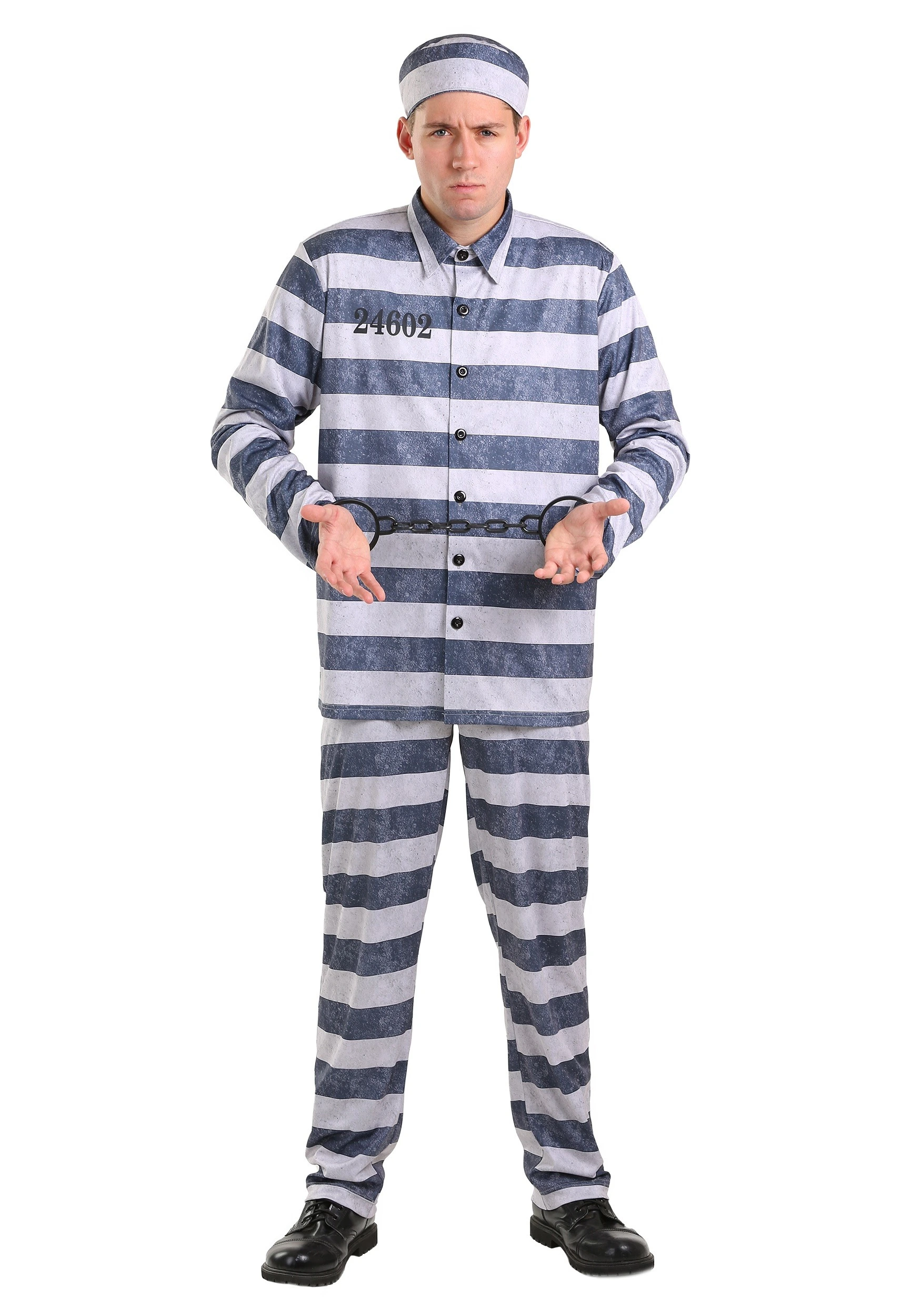 Vintage Prisoner Costume For Men 3 Vintage Prisoner Costume For Men
