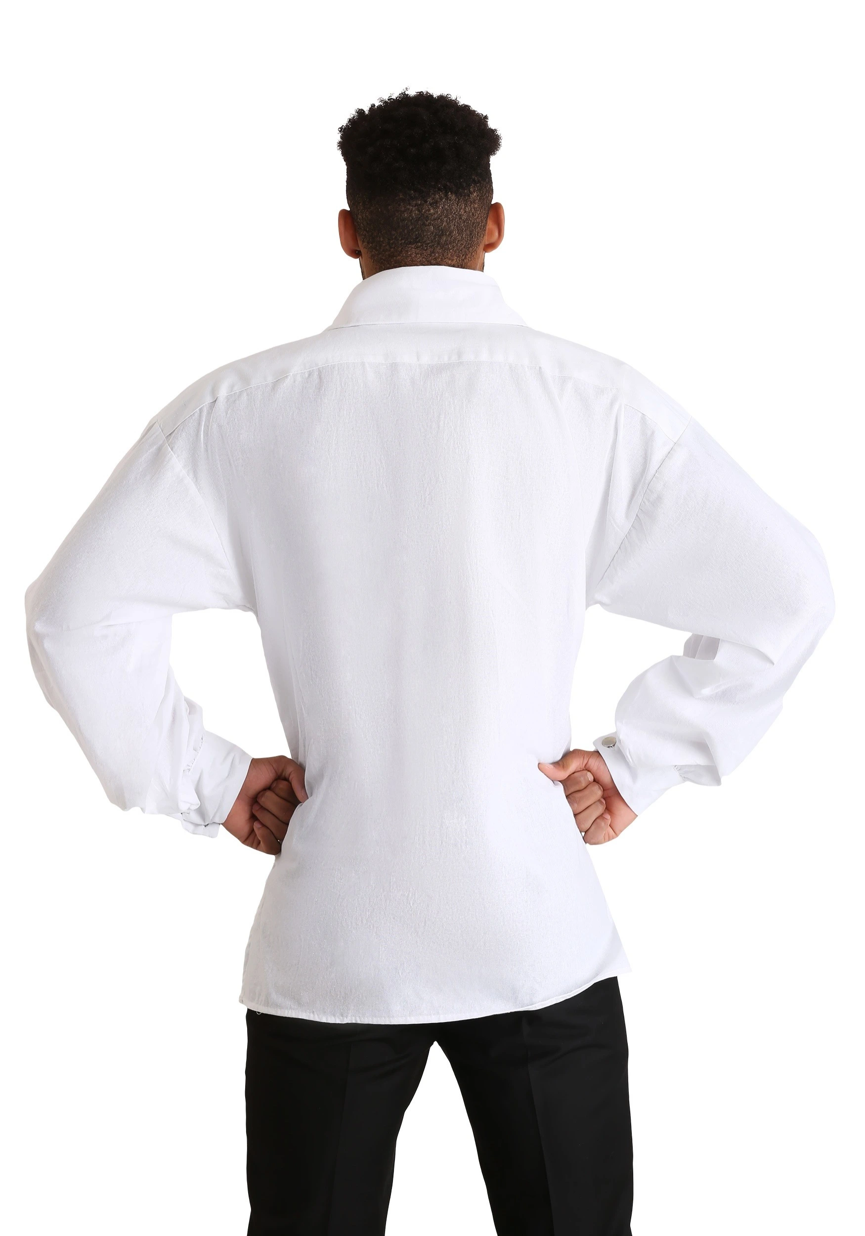 White Renaissance Mens Shirt 4 White Renaissance Mens Shirt - Image 2