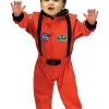 Infant Orange Nasa Astronaut Romper Costume