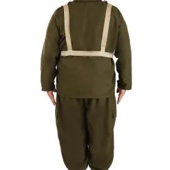 Plus Size Men's Deluxe WW2 Soldier Costume 5 Plus Size Men's Deluxe WW2 Soldier Costume -Egyptian Gifts Shop plus size deluxe ww2 soldier costume alt 1