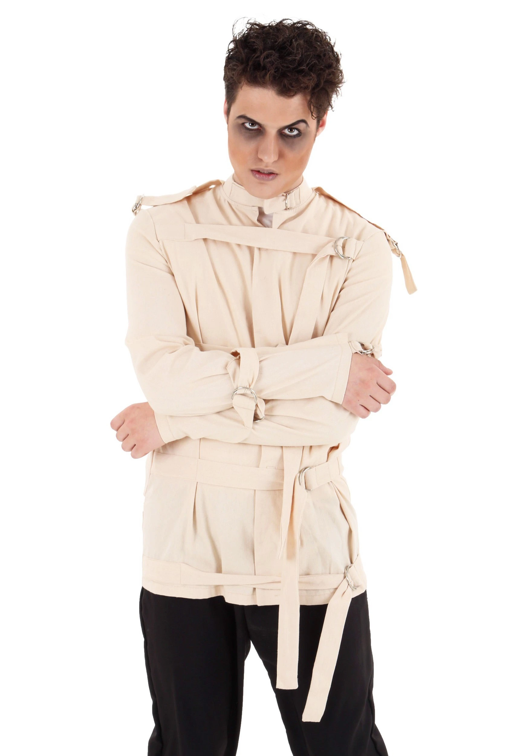 Men's Plus Size Straight Jacket Costume 3 Men's Plus Size Straight Jacket Costume