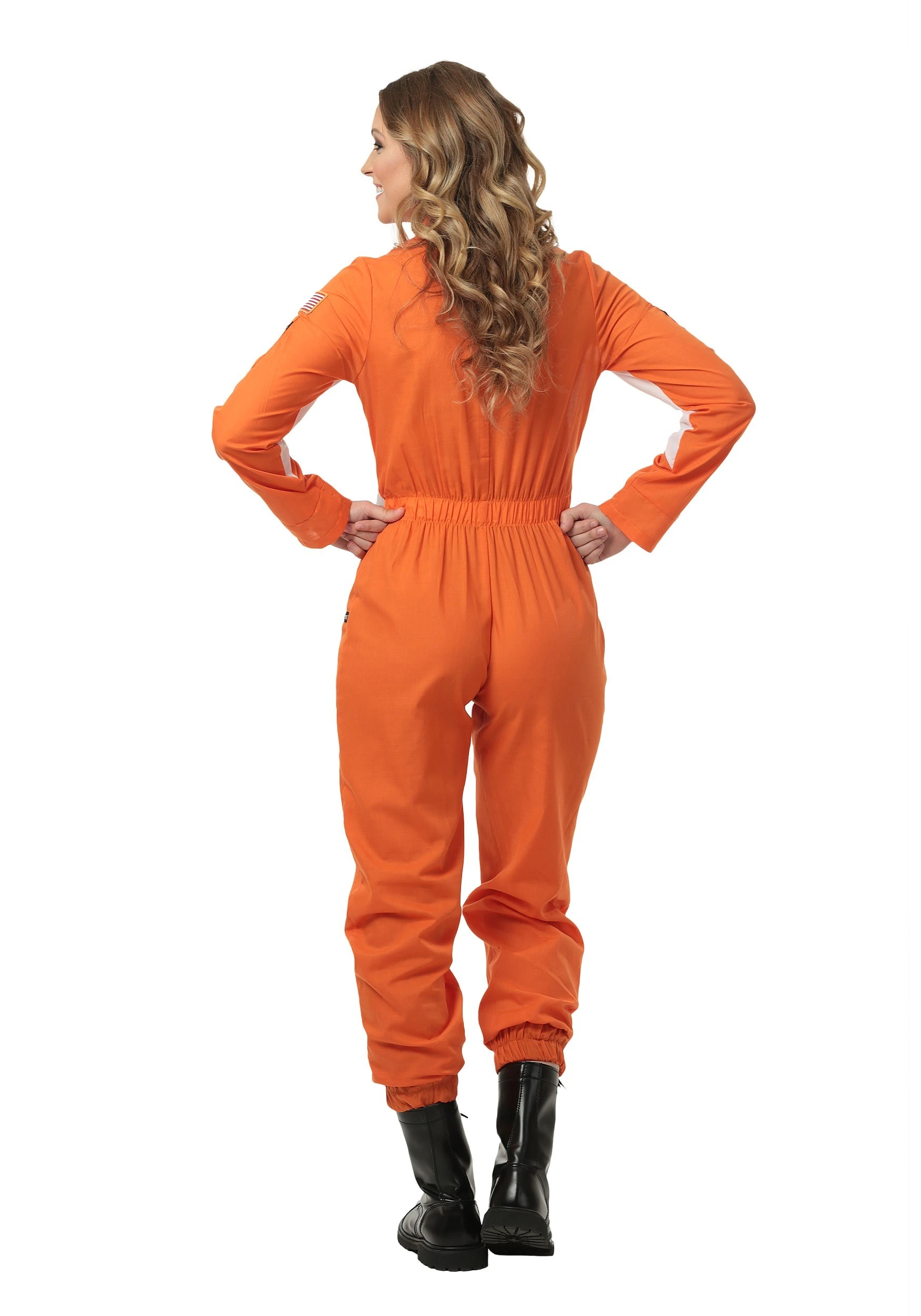 Plus Size Astronaut Jumpsuit Costume For Women 4 Plus Size Astronaut Jumpsuit Costume For Women - Image 2
