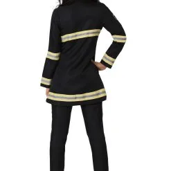Plus Size Black Firefighter Costume For Women -Egyptian Gifts Shop plus size womens black firefighter costume alt 1