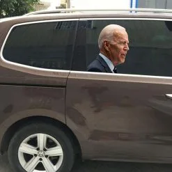Ride With Joe Biden Car Window Sticker