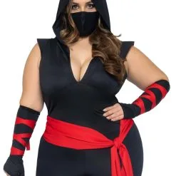 Women's Sexy Deadly Ninja Plus Size Costume 8 Women's Sexy Deadly Ninja Plus Size Costume -Egyptian Gifts Shop sexy deadly ninja womens plus size costume alt 2