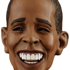 Adult Smiling Deluxe Obama Mask