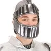 Silver Knight Costume Helmet 1 Silver Knight Costume Helmet -Egyptian Gifts Shop soft silver knight helmet