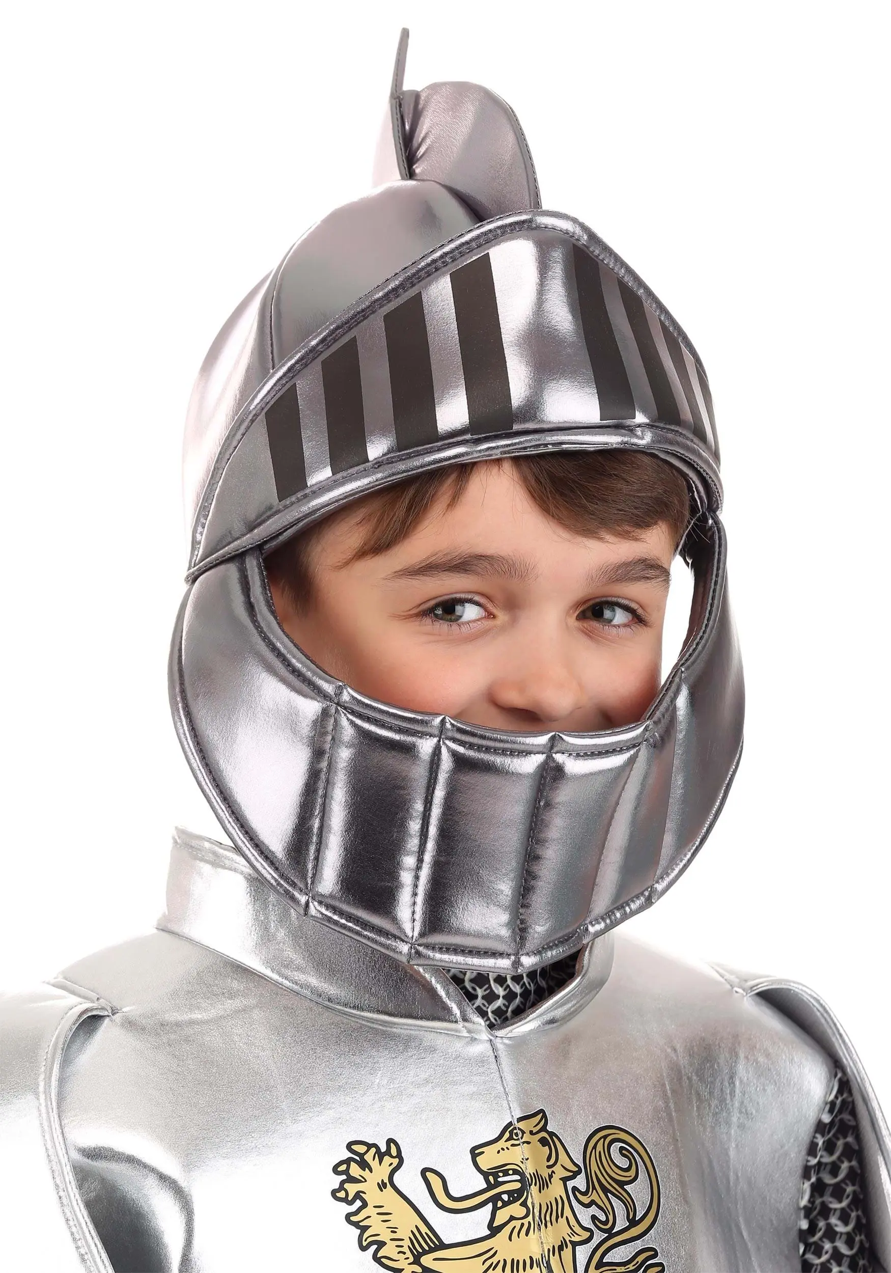 Silver Knight Costume Helmet 4 Silver Knight Costume Helmet - Image 2