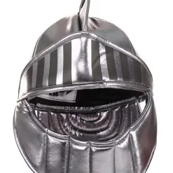 Silver Knight Costume Helmet 12 Silver Knight Costume Helmet -Egyptian Gifts Shop soft silver knight helmet alt 3