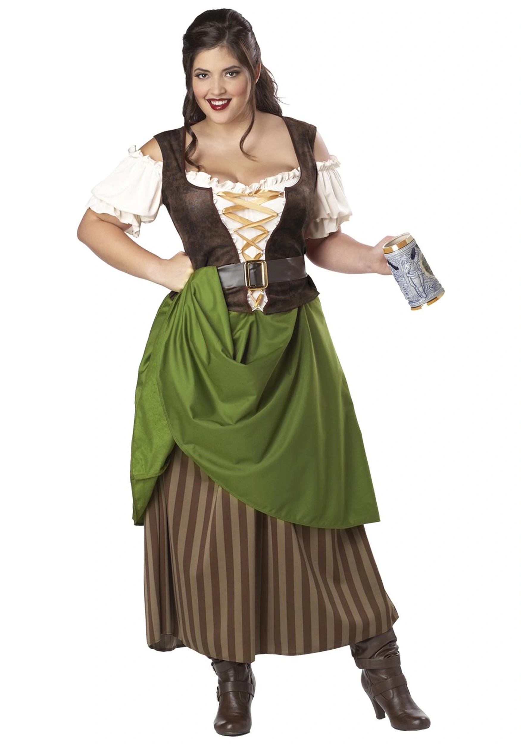 Tavern Maiden Plus Size Costume 3 Tavern Maiden Plus Size Costume