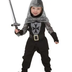 Black Knight Costume For Toddlers
