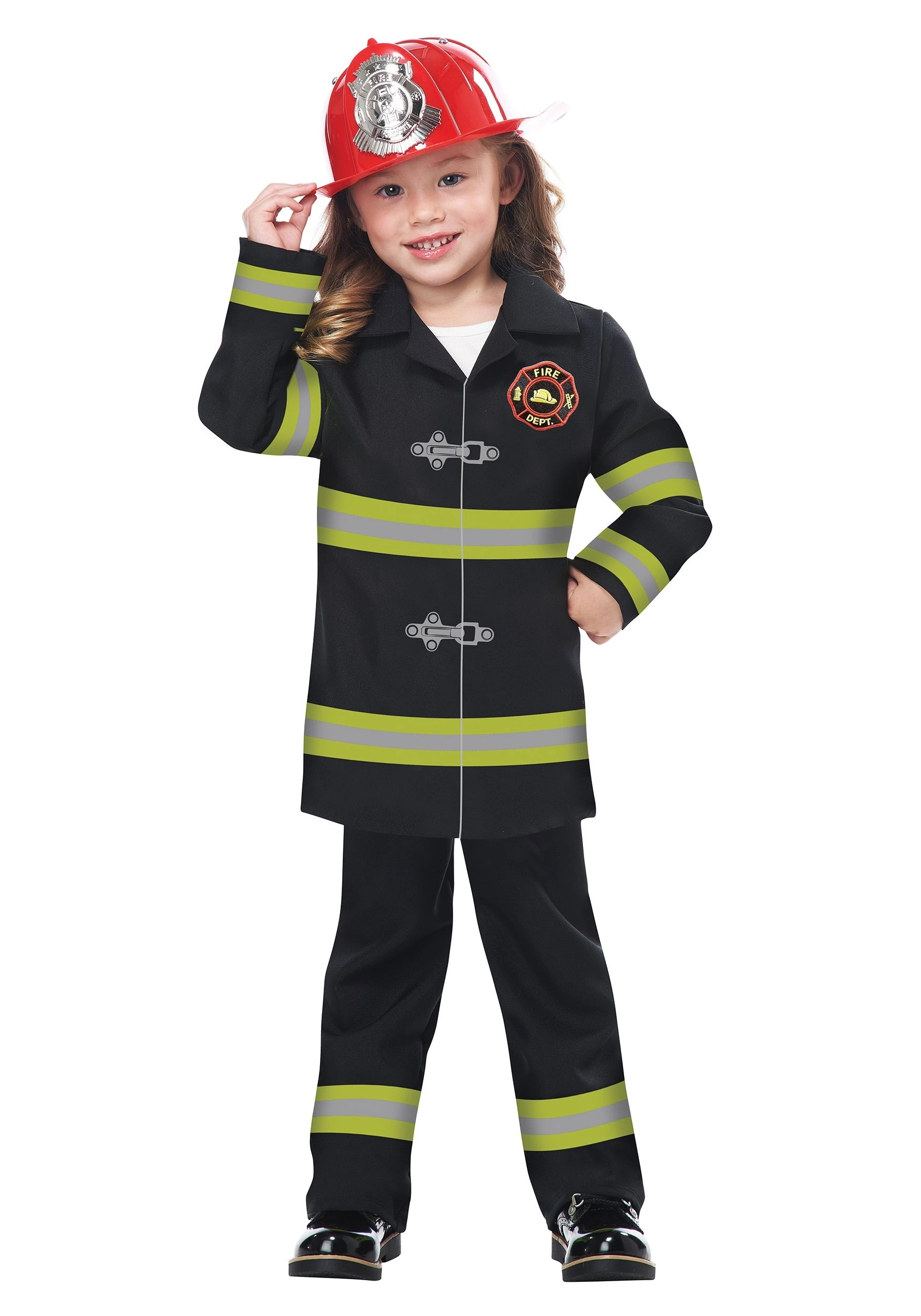 Jr Fire Chief Toddler Costume 4 Jr Fire Chief Toddler Costume - Image 2