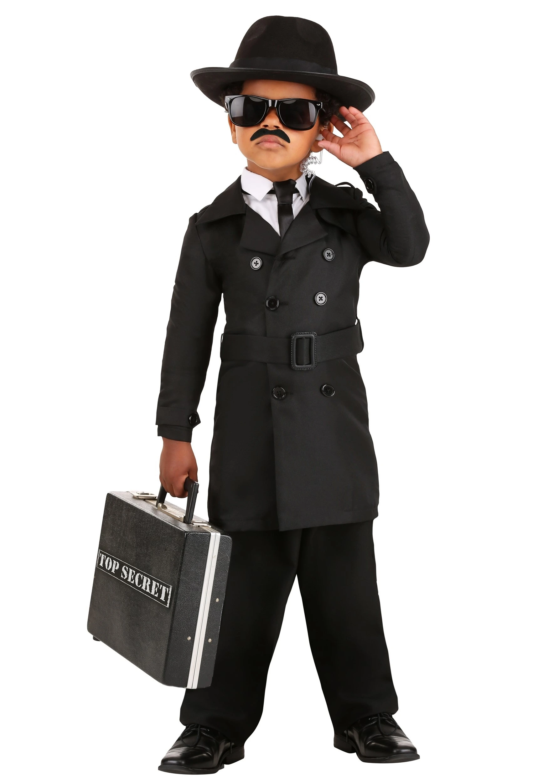 Boy's Secret Agent Man Costume For Toddlers 3 Boy's Secret Agent Man Costume For Toddlers