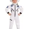 White Astronaut Jumpsuit Toddler Costume